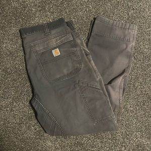 Men’s carhartt pants relaxed fit full swing Size 38X34 faded preowned condition